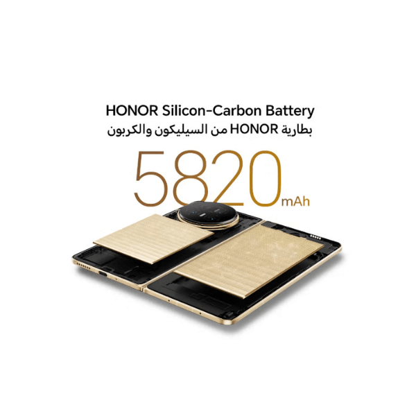 Honor Magic V5 16GB RAM 512GB Black Bundle With Honor Choice Speaker, Honor Watch 4 magic pen premium magic v5 case and 6 month screen insurance middle east version